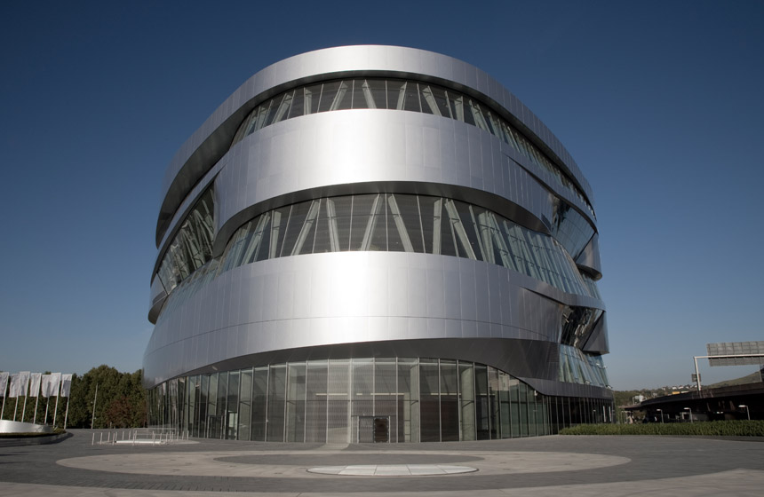 Das Mercedes-Benz-Museum in Stuttgart
