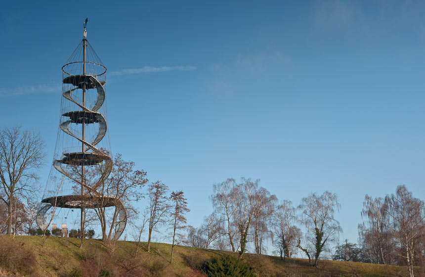 Der Turm auf dem Killesberg in Stuttgart