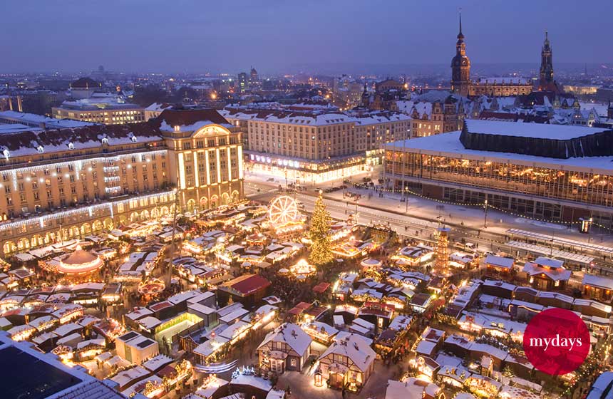 Weihnachtsmarkt Striezelmarkt in Dresden