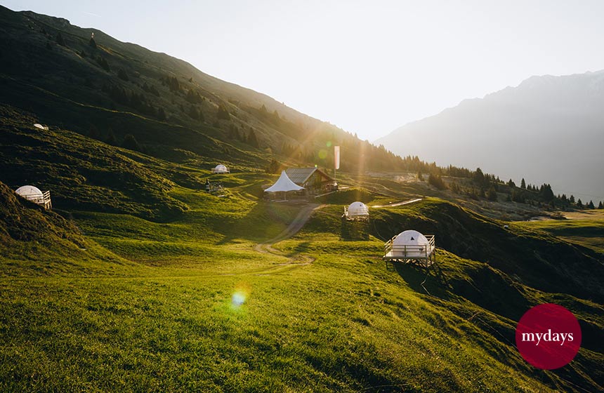 bubble hotels in den bergen