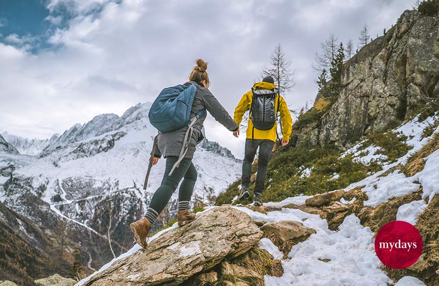 Wanderung in den Bergen