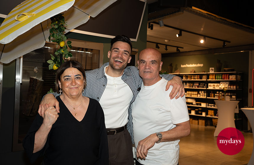 Stefano Zarrella mit seinen Eltern Clementina und Bruno