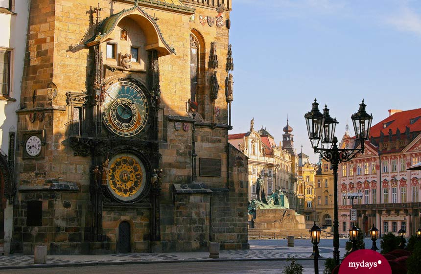 Der Wenzelsplatz in Prag.