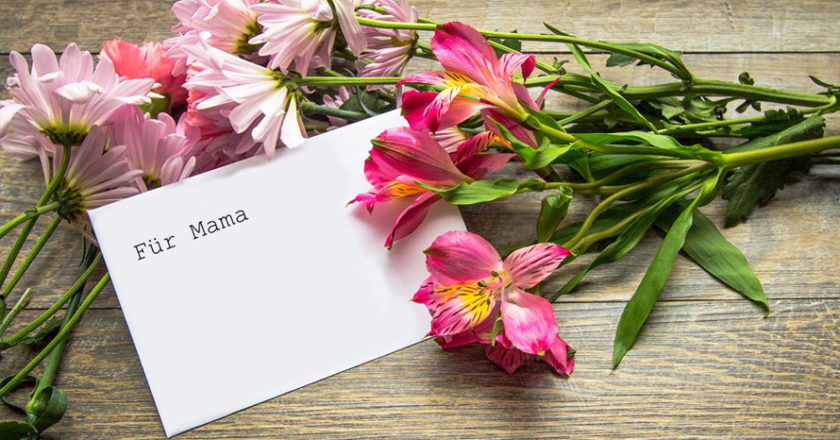 Blumen Brief für Mama Muttertag