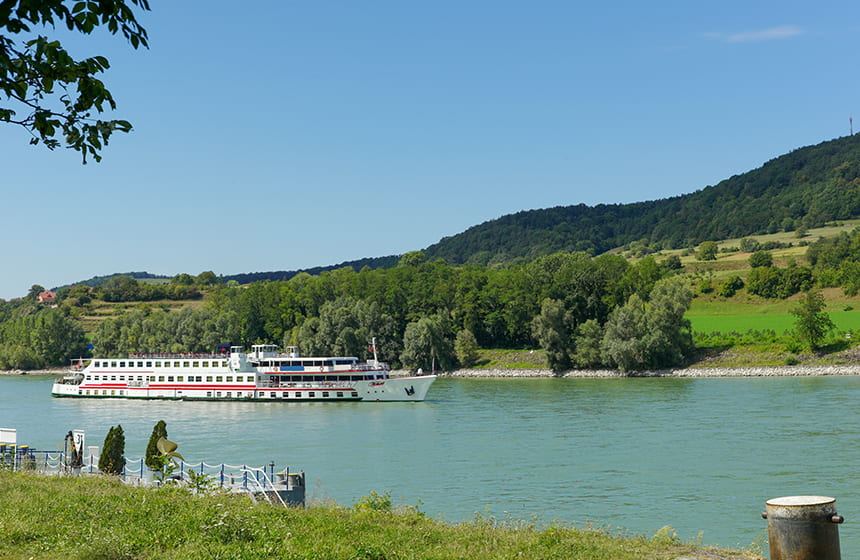 Flusskreuzfahrt an der Donau