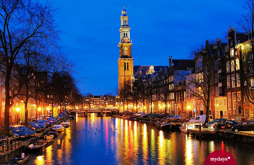 Amsterdam Kanal Nacht