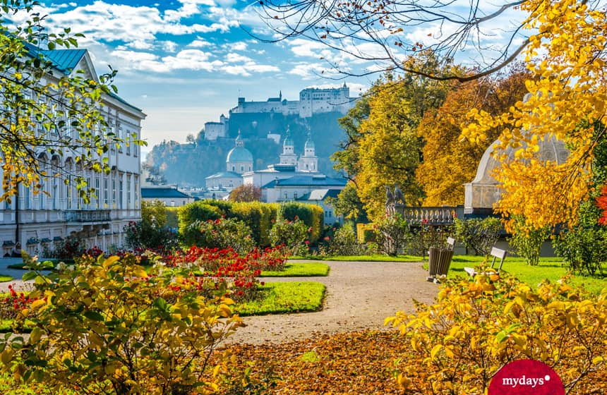 Mirabellgarten als eine der schönsten Sehenswürdigkeiten Salzburgs