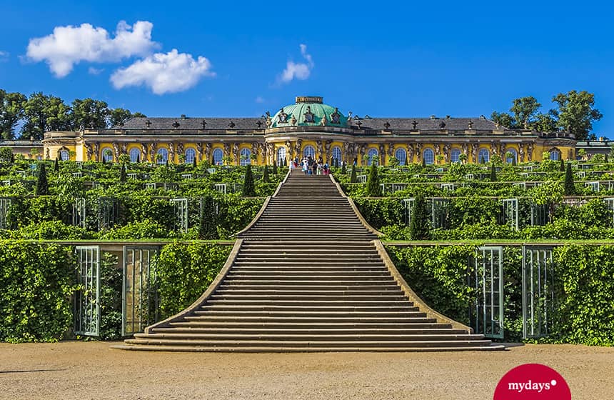 Das Schloss Sanssouci -Eines der schönsten Schlösser in Deutschland