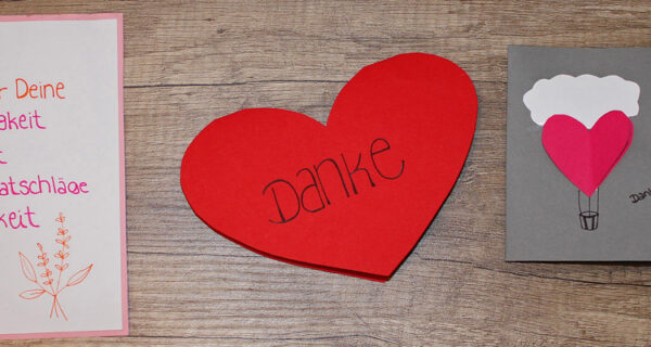 Dankeskarte basteln DIY