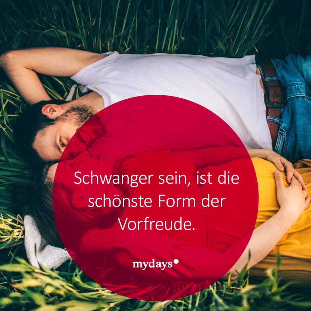 Schwangerschaft Sprüche mit Bildern mydays Magazin