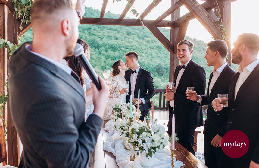 Gedichte zur Hochzeit: Trauzeuge hält Rede