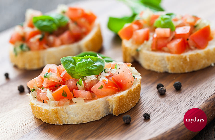 Bruschetta ist einfach das perfekte Sommergericht: Schnell und lecker!