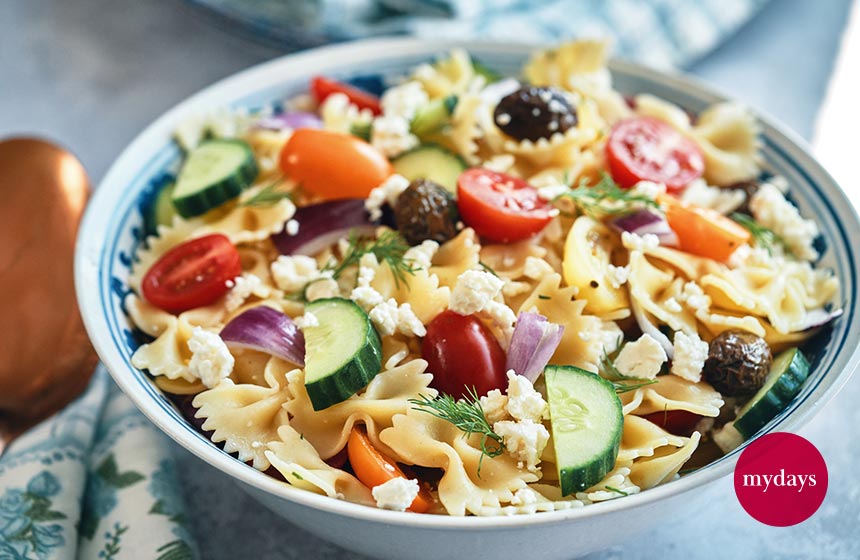 Der Nudelsalat ist der Klassiker der Sommergerichte!